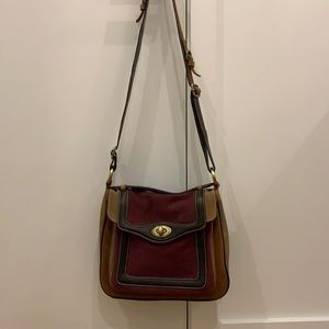 🖤 Zara genuine suede leather satchel messenger bag